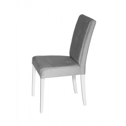 Kopie von Kopie von Kopie von Kopie von LOTS DE 4 CHAISES SFRANKY EN VELOURS COTELE GRIS