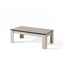 TABLE DE SALON SELBA  CHENE BLANCHI 135X70