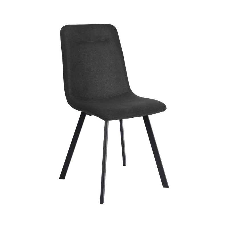 LOT DE 4 CHAISES SST2307 TISSU ANTHRACITE