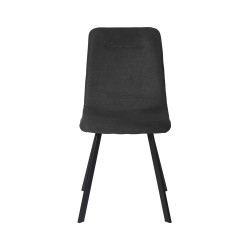 LOT DE 4 CHAISES SST2307 TISSU ANTHRACITE