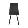 LOT DE 4 CHAISES SST2307 TISSU ANTHRACITE