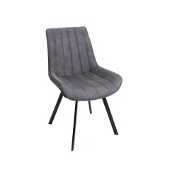 LOT DE 4 CHAISES SS150 TISSU ANTHRACITE