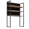 MEUBLE CUSINE SONYX S243807 HAUT ETAGERE METAL 80 CM  INDUSTRIEL