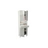 MEUBLE SDB SLAM S726804 ARMOIRE 60 CM BLANC GRIS