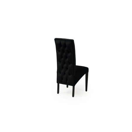 LOT DE 2 CHAISES SRINAS  TISSUS BLACK