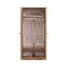 GARDE-ROBE 2 PORTES BATTANTES  STRIPO WALNUT