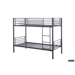 Kopie von LIT STRIO EN METAL TRIPLE 90-140/200 CM  SOMMIERS INCLUS