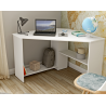 BUREAU DE COIN SRINO DECOR BLANC