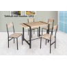 Kopie von Kopie von TABLE DE CUISINE S5000 AVEC SES CHAISES EN METAL ET PARTICULE