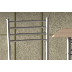 TABLE DE CUISINE S5000 AVEC SES CHAISES EN METAL ET PARTICULE