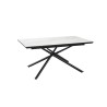 TABLE A MANGER ALLONGEABLE 160+40 CM EN CERAMIQUE SLTD324