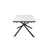 TABLE A MANGER ALLONGEABLE 160+40 CM EN CERAMIQUE SLTD324