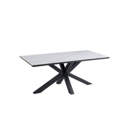 TABLE A MANGER ALLONGEABLE 180 CM EN CERAMIQUE SLTD066