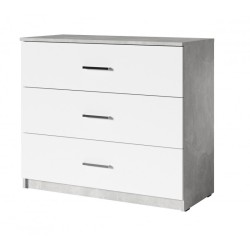 COMMODE SSOMA BLANC BETON