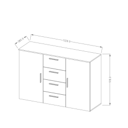 Kopie von Kopie von COMMODE SSOMA BLANC BETON