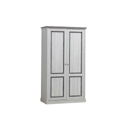 GARDE ROBE  SEMMA 2 PORTES LIGTH OAK CONCRET